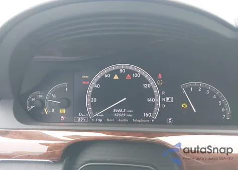 2007 Mercedes-Benz S 550 z USA, uszkodzony, nr VIN WDDNG71X67A078699